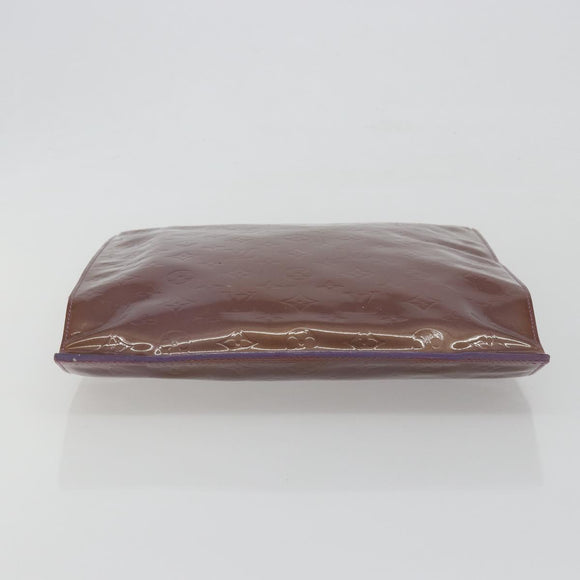LOUIS VUITTON Monogram Vernis Stanton Hand Bag Viole M91079 LV Auth 194397