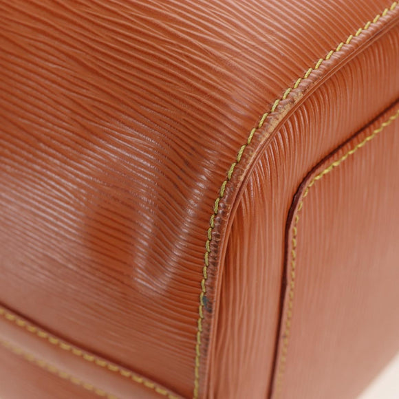 LOUIS VUITTON Epi Keepall 45 Boston Bag Brown M42978 LV Auth 194399SAV