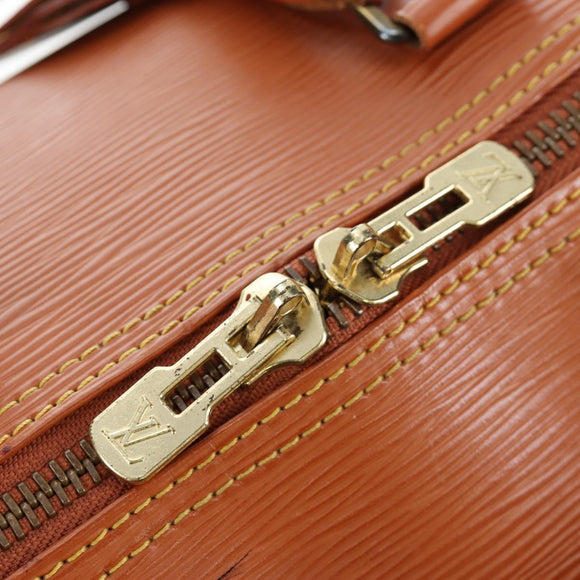 LOUIS VUITTON Epi Keepall 45 Boston Bag Brown M42978 LV Auth 194399SAV