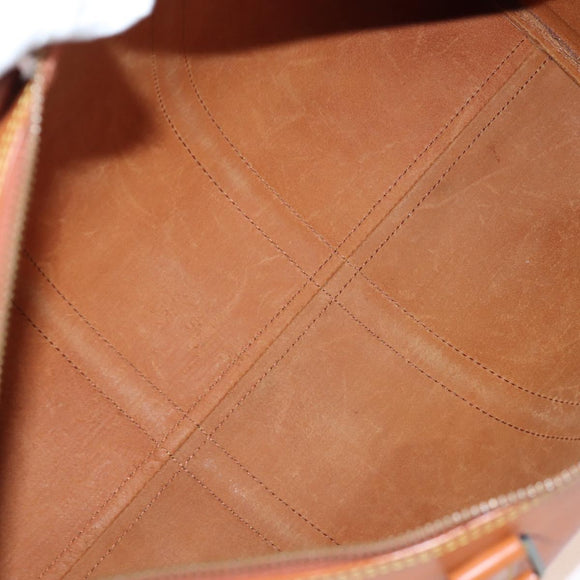 LOUIS VUITTON Epi Keepall 45 Boston Bag Brown M42978 LV Auth 194399SAV