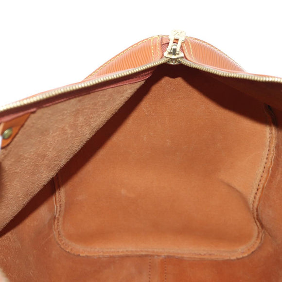 LOUIS VUITTON Epi Keepall 45 Boston Bag Brown M42978 LV Auth 194399SAV