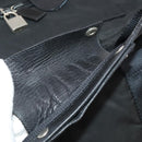 PRADA Boston Bag Nylon 2way Black Silver Auth 194402-10