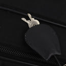PRADA Boston Bag Nylon 2way Black Silver Auth 194402-21