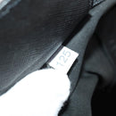 PRADA Boston Bag Nylon 2way Black Silver Auth 194402-12