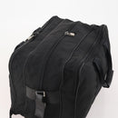 PRADA Boston Bag Nylon 2way Black Silver Auth 194402-6