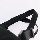 PRADA Backpack Nylon Black Silver Auth 194403-14