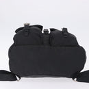 PRADA Backpack Nylon Black Silver Auth 194403-5