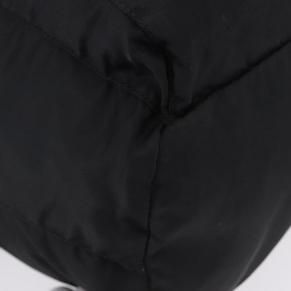 PRADA Backpack Nylon Black Silver Auth 194403