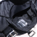 PRADA Backpack Nylon Black Silver Auth 194403-24