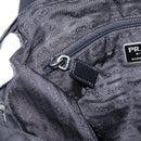 PRADA Backpack Nylon Black Silver Auth 194403-25