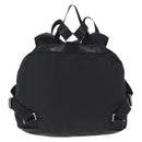PRADA Backpack Nylon Black Silver Auth 194403-2