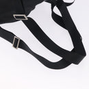 PRADA Backpack Nylon Black Silver Auth 194403-9