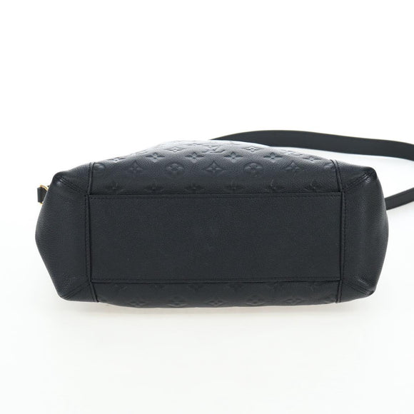 LOUIS VUITTON Monogram Empreinte Bagatelle Bag Black M50072 LV Auth 194405SAV