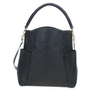 LOUIS VUITTON Monogram Empreinte Bagatelle Bag Black M50072 LV Auth 194405SAV-13