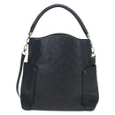 LOUIS VUITTON Monogram Empreinte Bagatelle Bag Black M50072 LV Auth 194405SAV-2