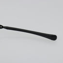CHANEL Sunglasses Plastic Black Gold Tone CC Auth 194408-10