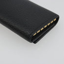 GUCCI GG Marmont Key Case Leather Black Gold Tone 456118 Auth 194409A-15