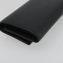 GUCCI GG Marmont Key Case Leather Black Gold Tone 456118 Auth 194409A-16