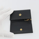 GUCCI GG Marmont Key Case Leather Black Gold Tone 456118 Auth 194409A-18