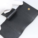 GUCCI GG Marmont Key Case Leather Black Gold Tone 456118 Auth 194409A-10