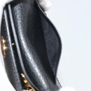 GUCCI GG Marmont Key Case Leather Black Gold Tone 456118 Auth 194409A-11