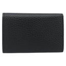 GUCCI GG Marmont Key Case Leather Black Gold Tone 456118 Auth 194409A-2