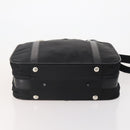 PRADA Boston Bag Nylon 2way Black Silver Auth 194414-5