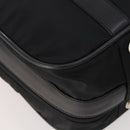 PRADA Boston Bag Nylon 2way Black Silver Auth 194414-19