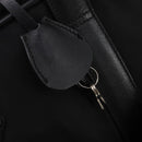 PRADA Boston Bag Nylon 2way Black Silver Auth 194414-9