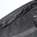 PRADA Boston Bag Nylon 2way Black Silver Auth 194414-30