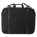 PRADA Boston Bag Nylon 2way Black Silver Auth 194414-2