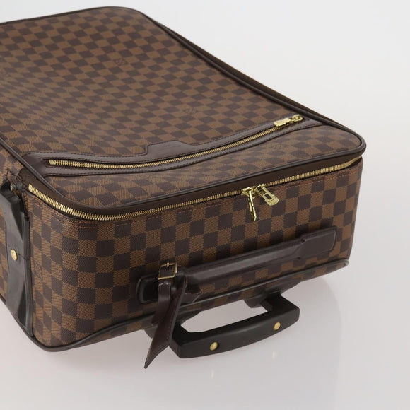LOUIS VUITTON Damier Ebene Pegas 55 Suitcase N23294 LV Auth 194416
