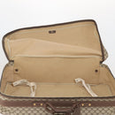 GUCCI GG Supreme Web Sherry Line Trunk PVC Beige Gold Auth 194417-19