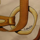 HERMES Carre 90 Scarf ”C0ACHING” Silk Brown Auth 194418-11