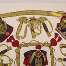 HERMES Carre 90 Scarf ”GRAND UNIFORME” Silk Beige Auth 194426-3