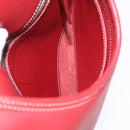 Coach Shoulder Bag Leather Red Gold Auth 194429A-10