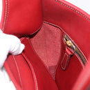 Coach Shoulder Bag Leather Red Gold Auth 194429A-19