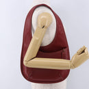 Coach Shoulder Bag Leather Red Gold Auth 194429A-22