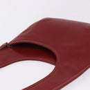 Coach Shoulder Bag Leather Red Gold Auth 194429A-6