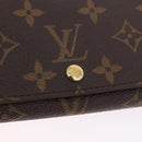 LOUIS VUITTON Monogram Porte Monnaie Billets Tresor Wallet M61730 Auth 194459A-17
