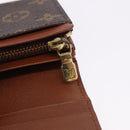 LOUIS VUITTON Monogram Porte Monnaie Billets Tresor Wallet M61730 Auth 194459A-22