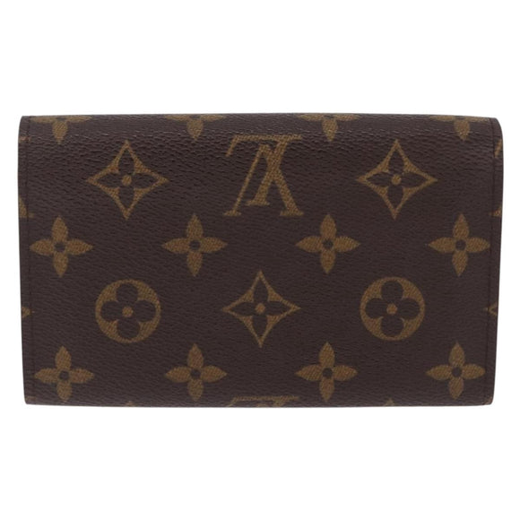 LOUIS VUITTON Monogram Porte Monnaie Billets Tresor Wallet M61730 Auth 194459A