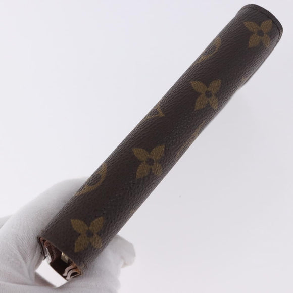 LOUIS VUITTON Monogram Porte Monnaie Billets Tresor Wallet M61730 Auth 194459A