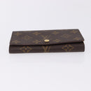 LOUIS VUITTON Monogram Porte Monnaie Billets Tresor Wallet M61730 Auth 194459A-6