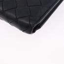 BOTTEGA VENETA INTRECCIATO Bifold Wallet Leather Black Auth 194460A-15