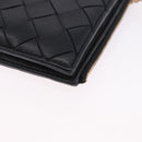 BOTTEGA VENETA INTRECCIATO Bifold Wallet Leather Black Auth 194460A-16