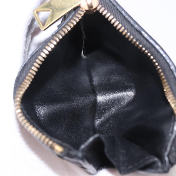 BOTTEGA VENETA INTRECCIATO Bifold Wallet Leather Black Auth 194460A
