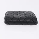 BOTTEGA VENETA INTRECCIATO Bifold Wallet Leather Black Auth 194460A-3