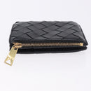 BOTTEGA VENETA INTRECCIATO Bifold Wallet Leather Black Auth 194460A-4
