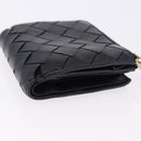 BOTTEGA VENETA INTRECCIATO Bifold Wallet Leather Black Auth 194460A-5
